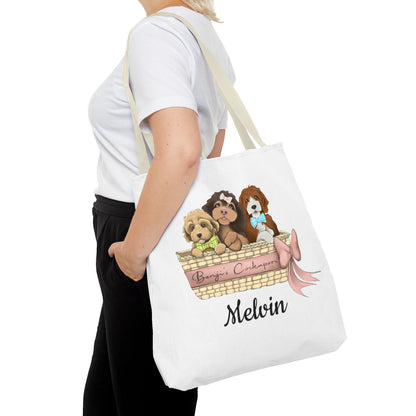 Melvin  Benjis Cockapoos Tote Bag