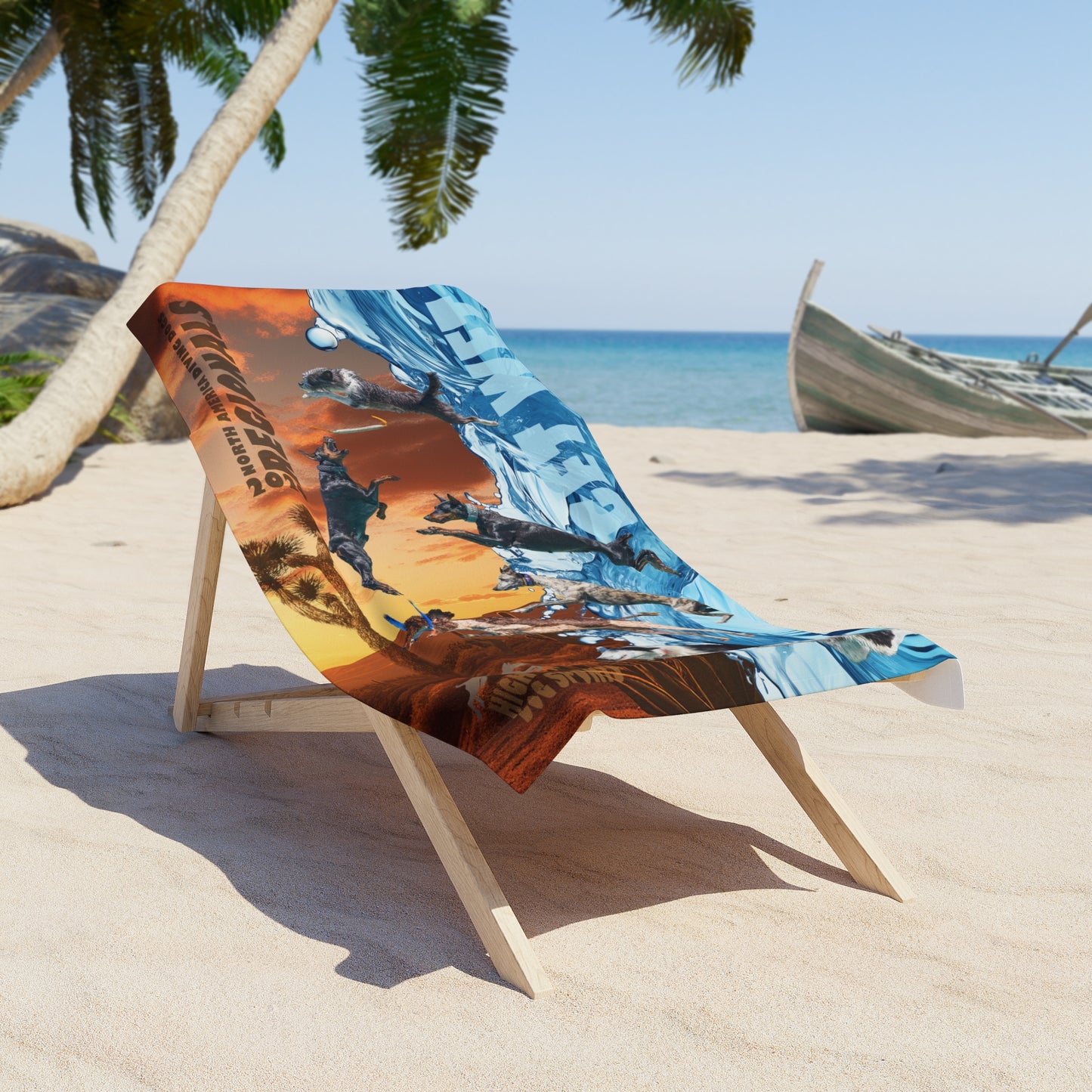 APRIL   DESERT Beach Towel
