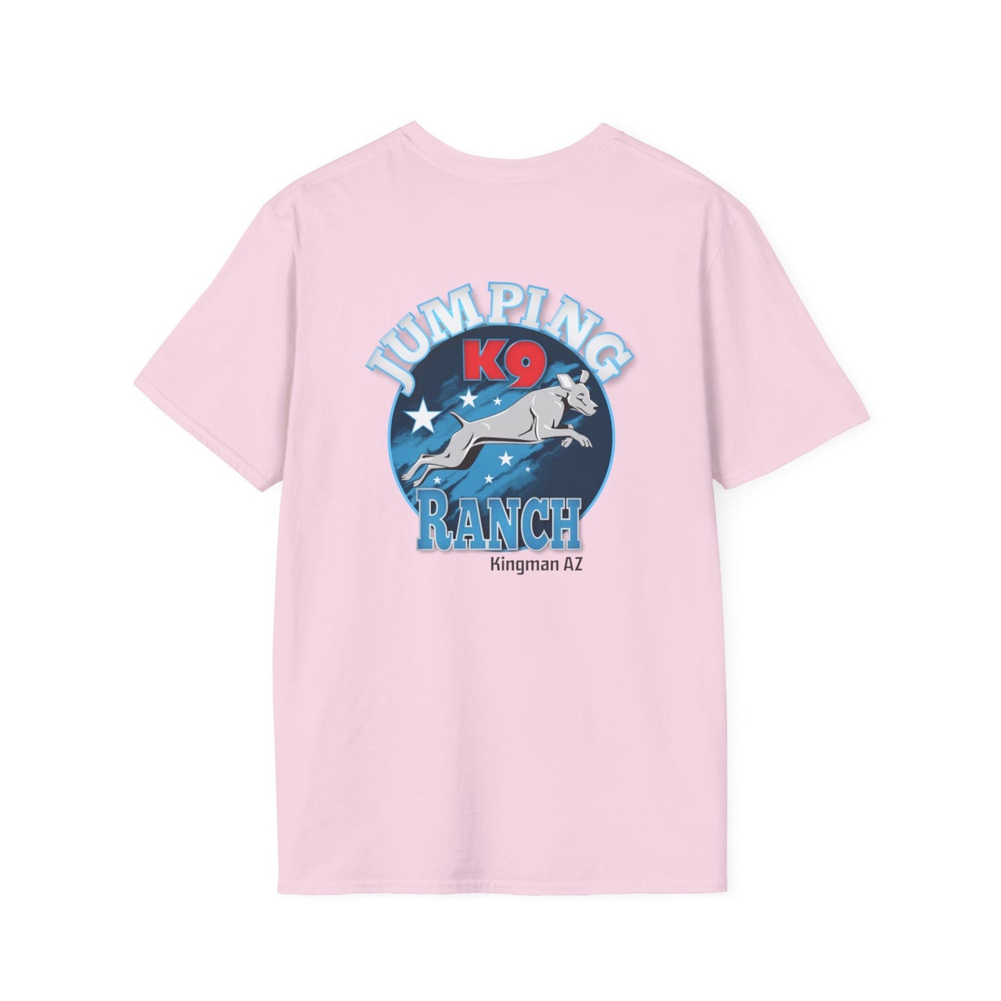 Jumping K9 Ranch  Unisex Softstyle T-Shirt
