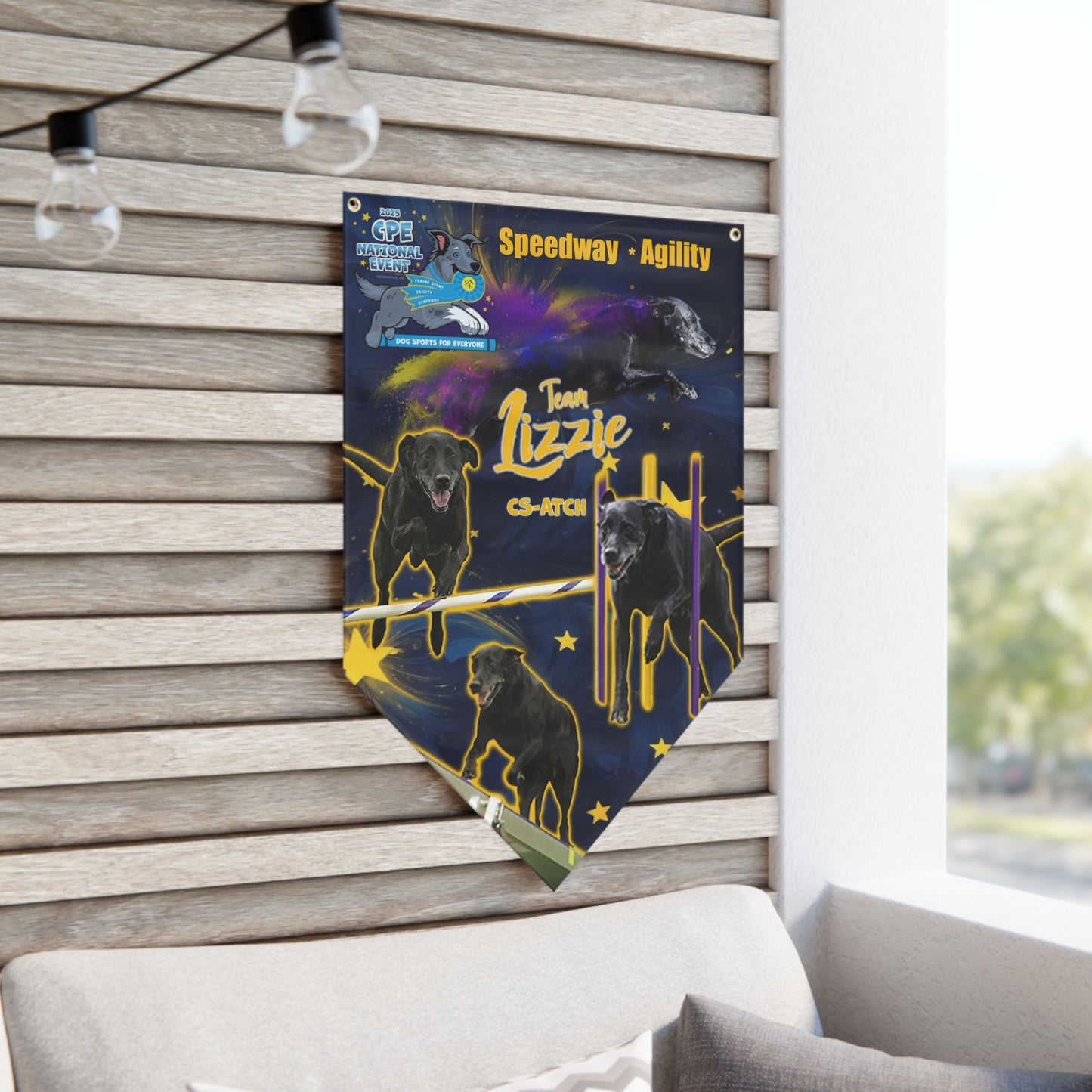 LIZZIE Pennant Banner