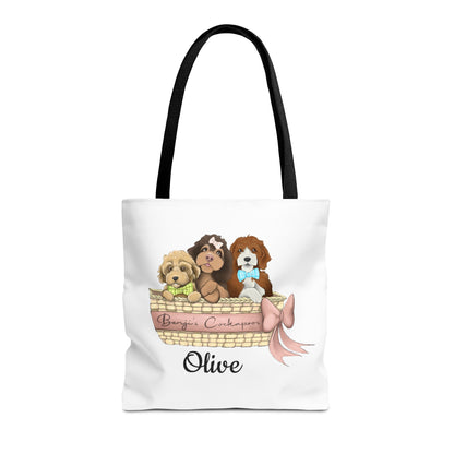 OLIVE Benjis Cockapoos Tote Bag