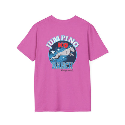 Jumping K9 Ranch  Unisex Softstyle T-Shirt