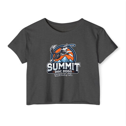 SUMMIT DISC DOGS   Women's Festival Crop Top