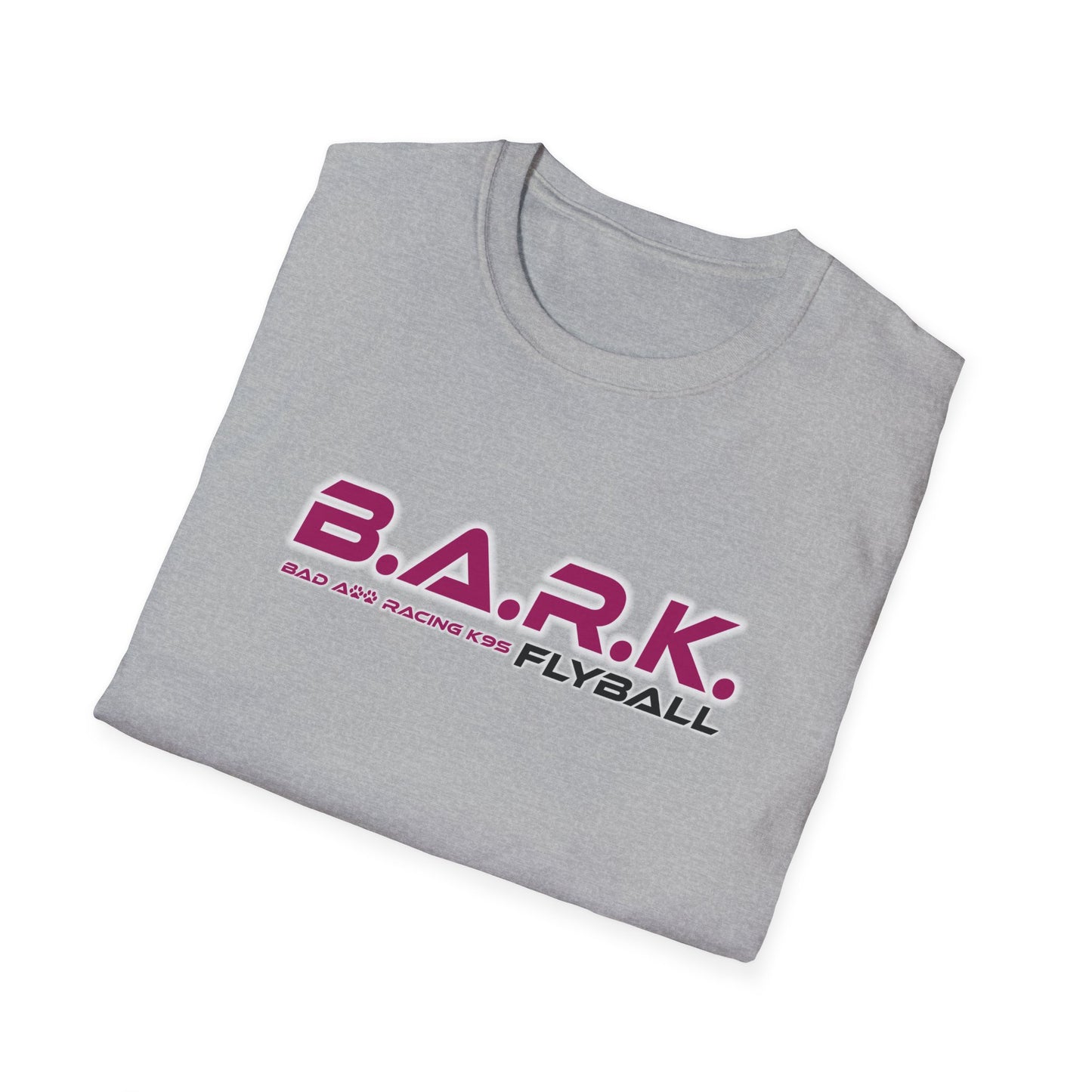 BARK FLYBALL Unisex Softstyle T-Shirt