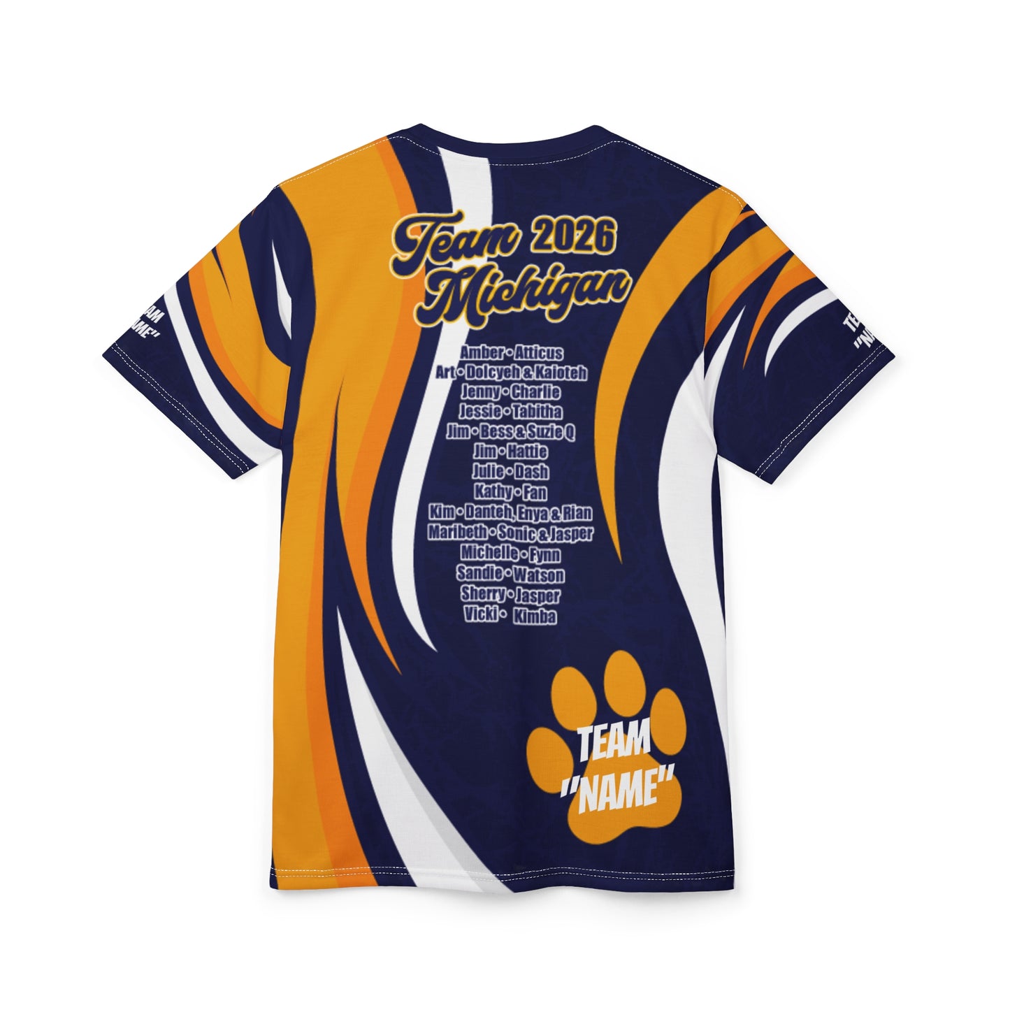 TEAM MICHIGAN JERSEY - ADD NAME!