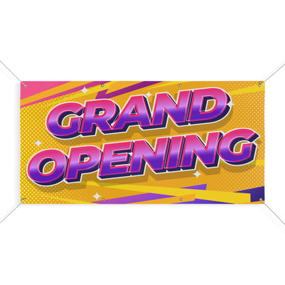 GRAND OPENING 2 Matte Banner