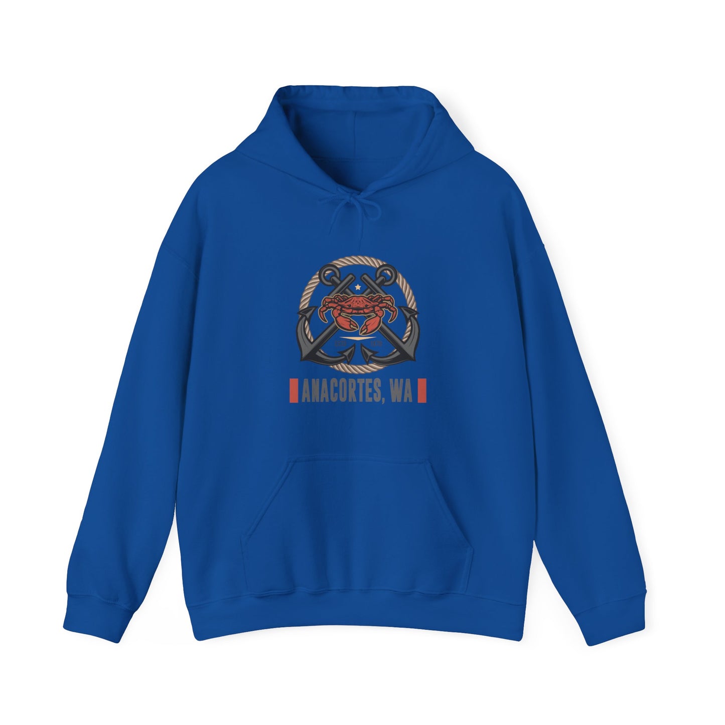 ANACORTES CRAB/ANCHOR Unisex Heavy Blend™ Hooded Sweatshirt