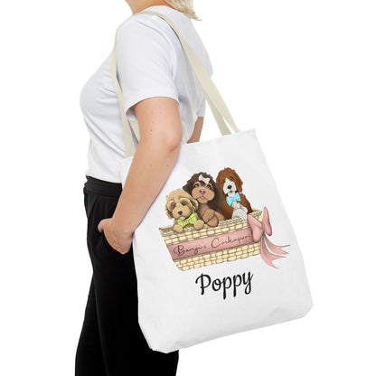 Poppy    Benjis Cockapoos Tote Bag