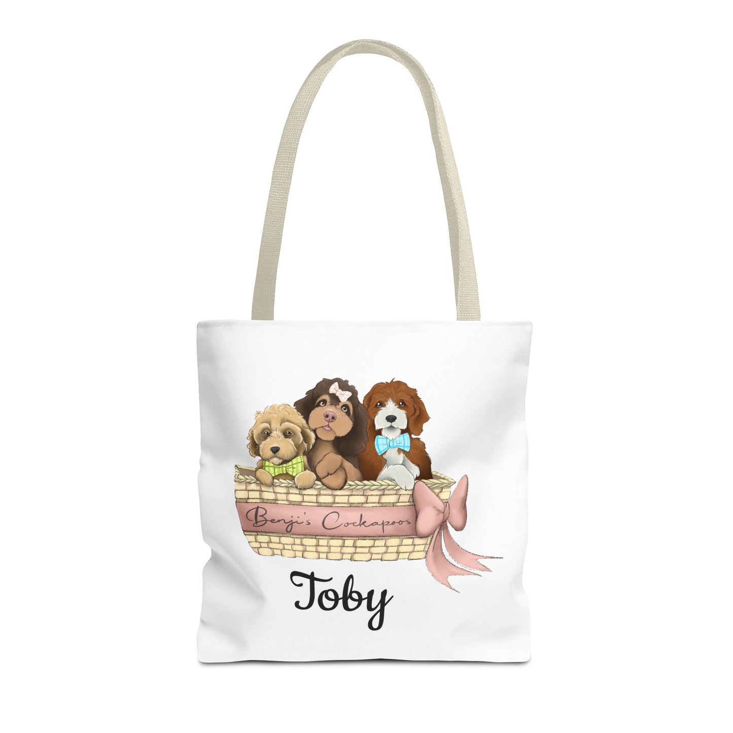 Toby * Benjis Cockapoos Tote Bag