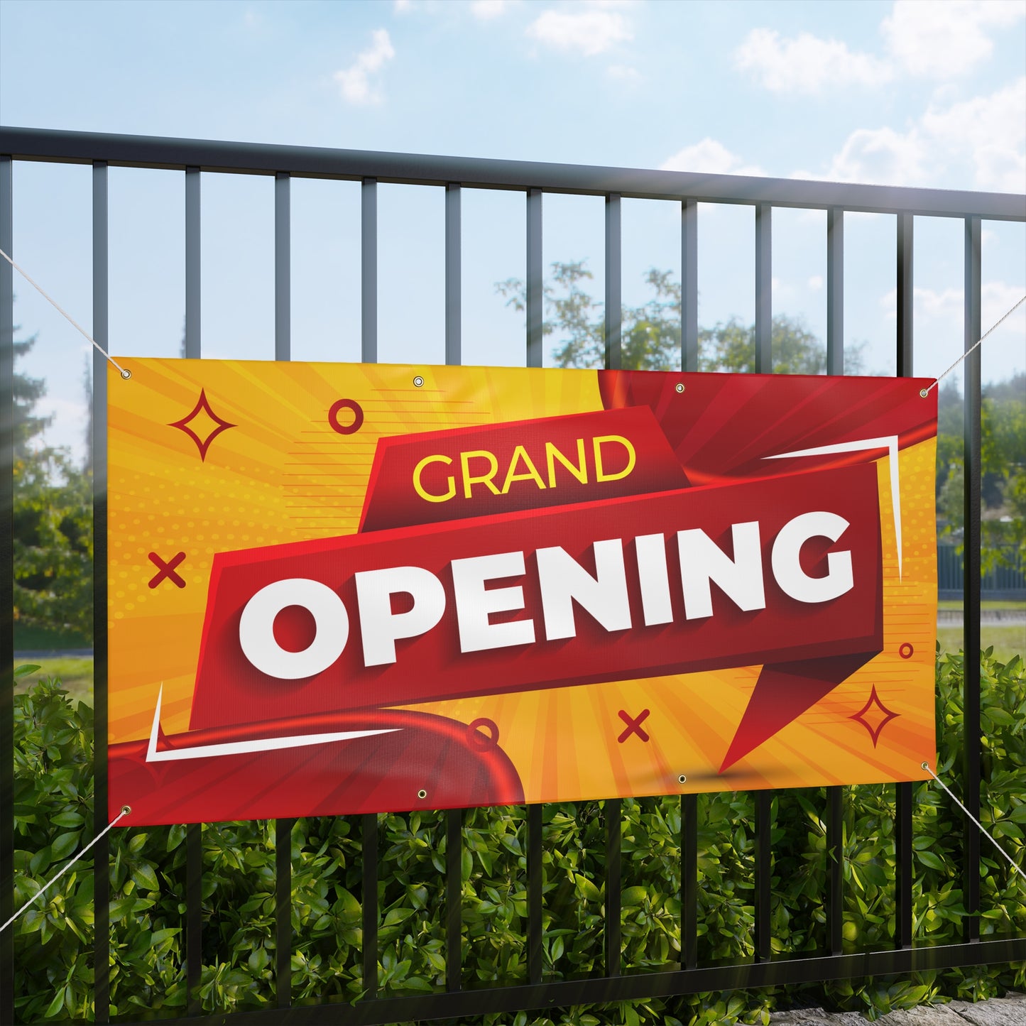 GRAND OPENING 2 Matte Banner