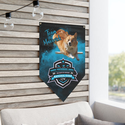 MAVERICK CORGI Pennant Banner