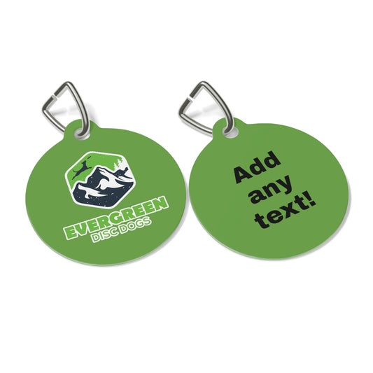 EVERGREEN DISC DOGS Pet Tag