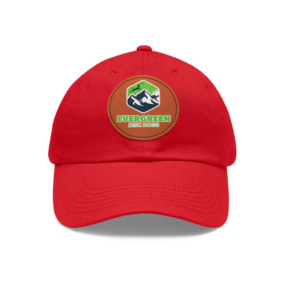 EVERGREEN DISC DOGS Hat with Leather Patch