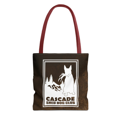 Cascade Shed Dog Club Tote Bag