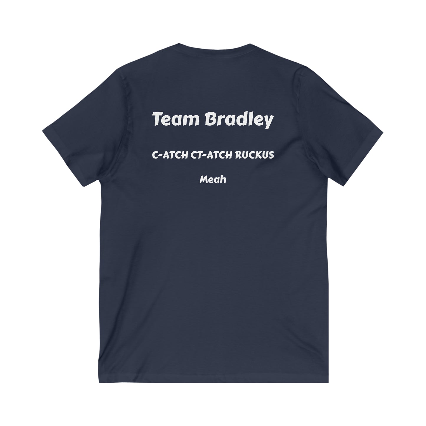 BRADLEY - Indiana CPE Unisex Jersey Short Sleeve V-Neck Tee