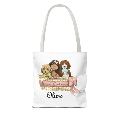 OLIVE Benjis Cockapoos Tote Bag