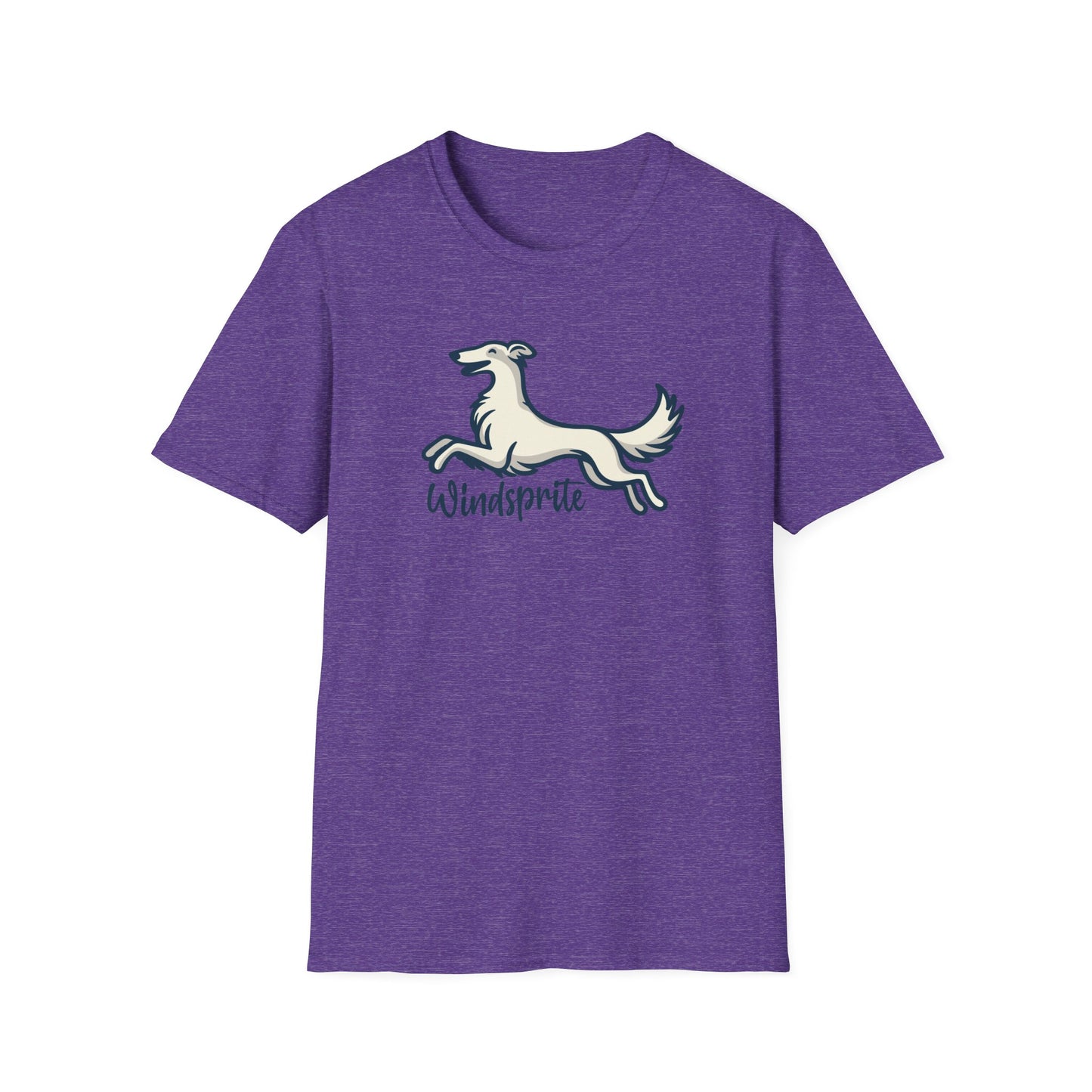 *Joy WINDSPRITE - Silken Windhound Waving Unisex Softstyle T-Shirt