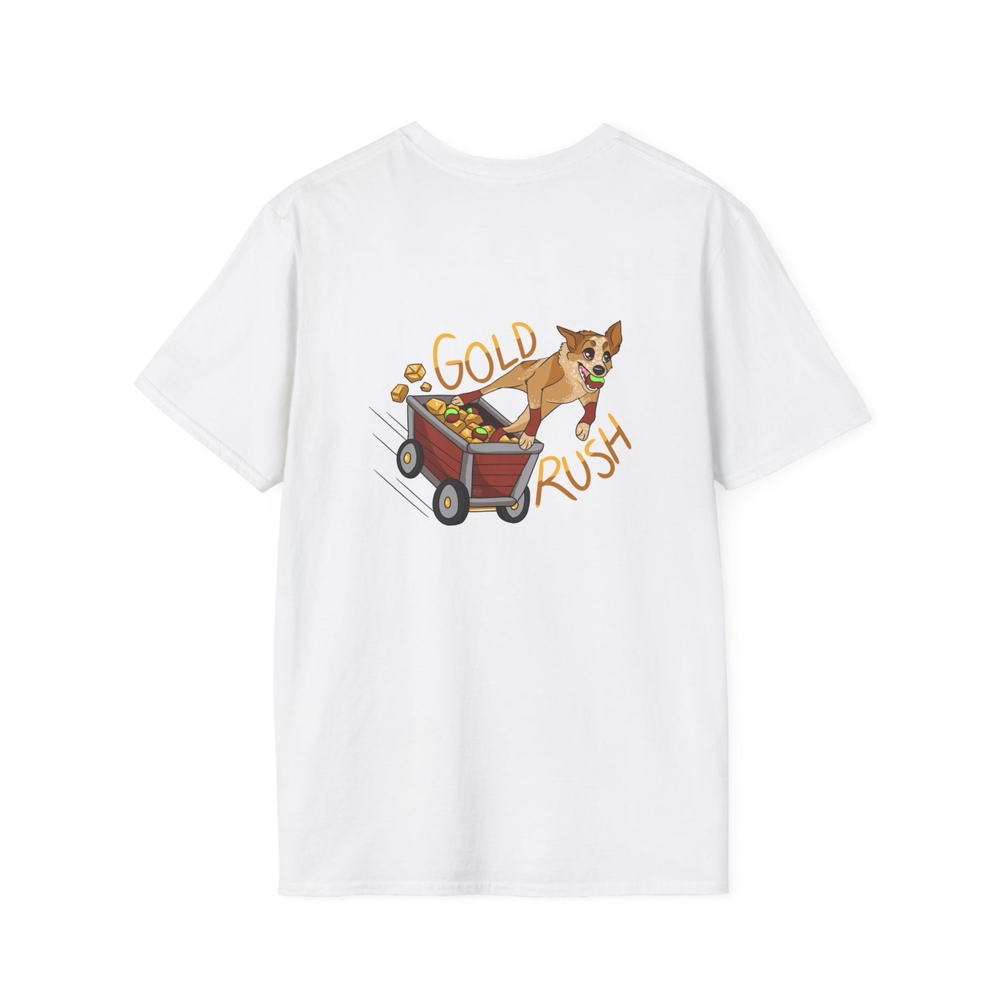 GOLD RUSH FLYBALL Unisex Softstyle T-Shirt