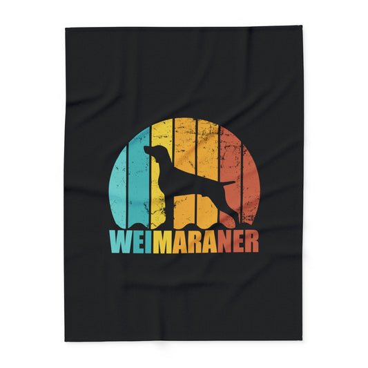 Weimaraner Fleece Blanket