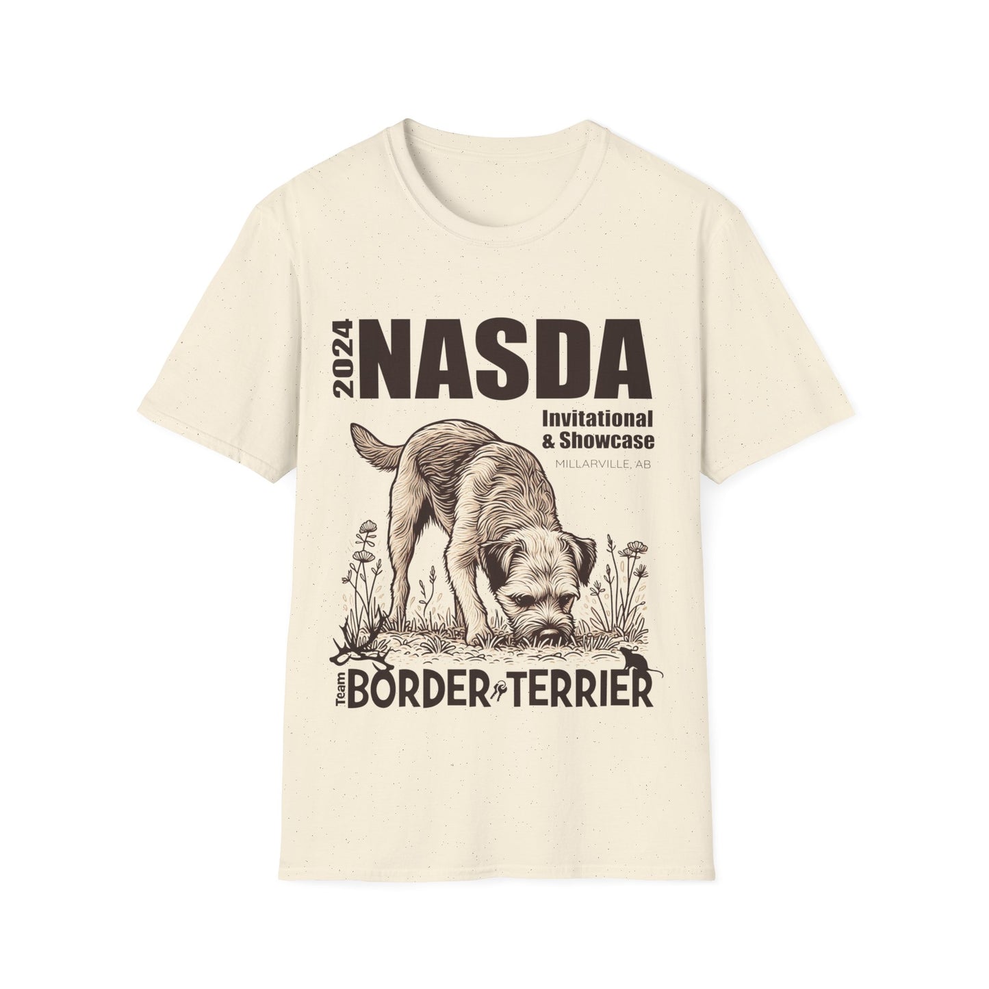 VERI   TEAM BORDER TERRIER - NASDA  Unisex Softstyle T-Shirt