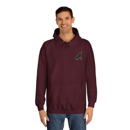 DS TESLA BARN HUNT Unisex College Hoodie