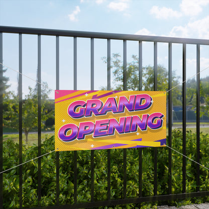 GRAND OPENING 2 Matte Banner