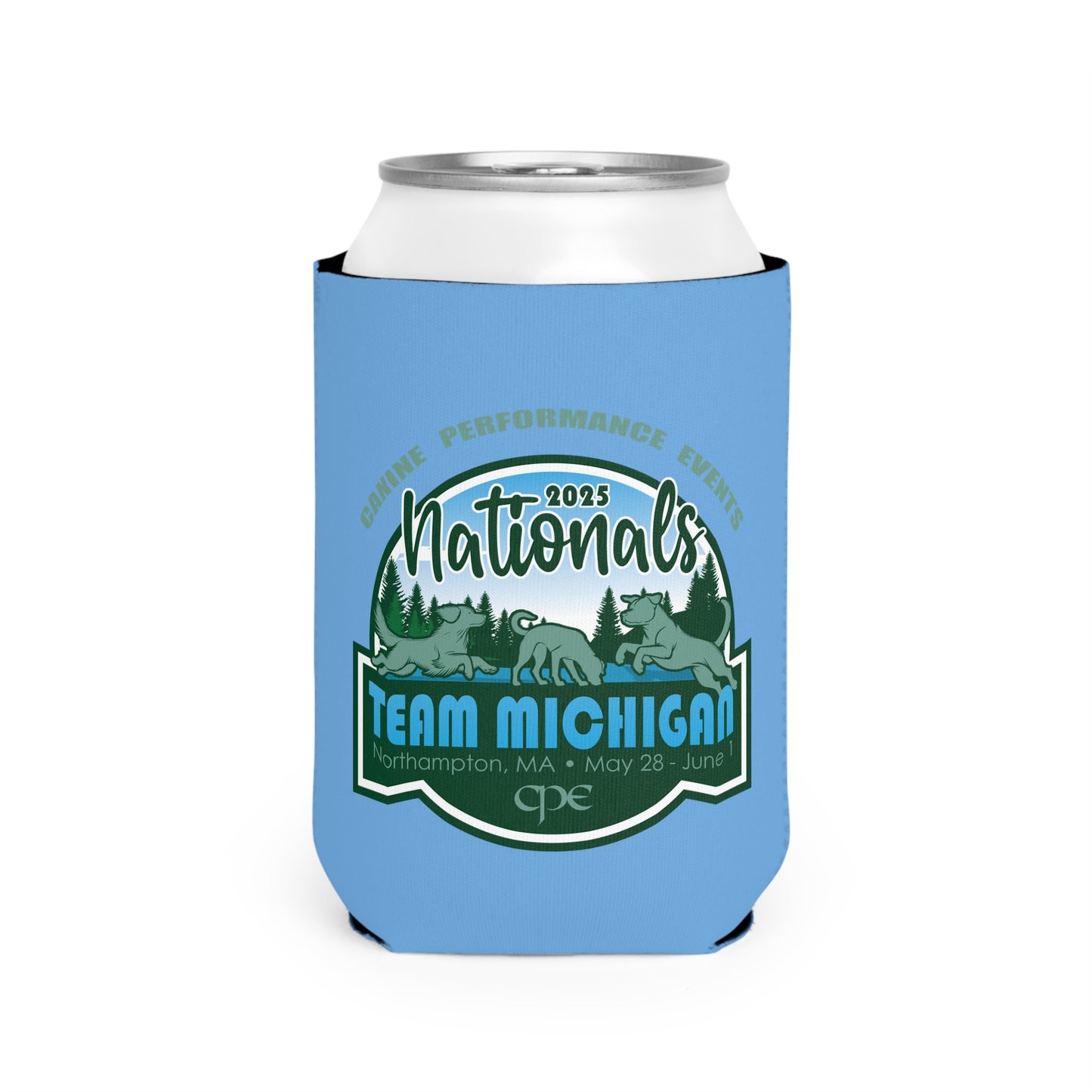 CPE TEAM MICHIGAN Can Cooler Sleeve