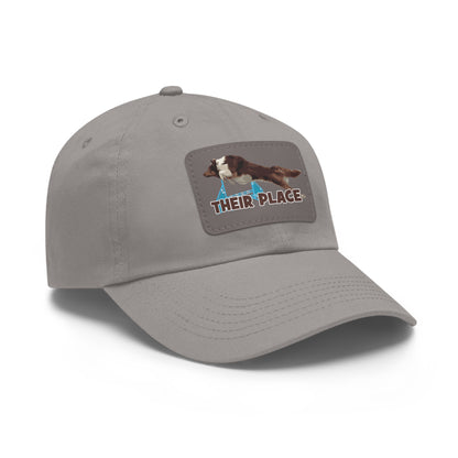 *AKC AGILITY LEAGUE Hat with Leather Patch (Rectangle)