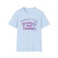 JUMPING FOR CANDI - Flowers Unisex Softstyle T-Shirt