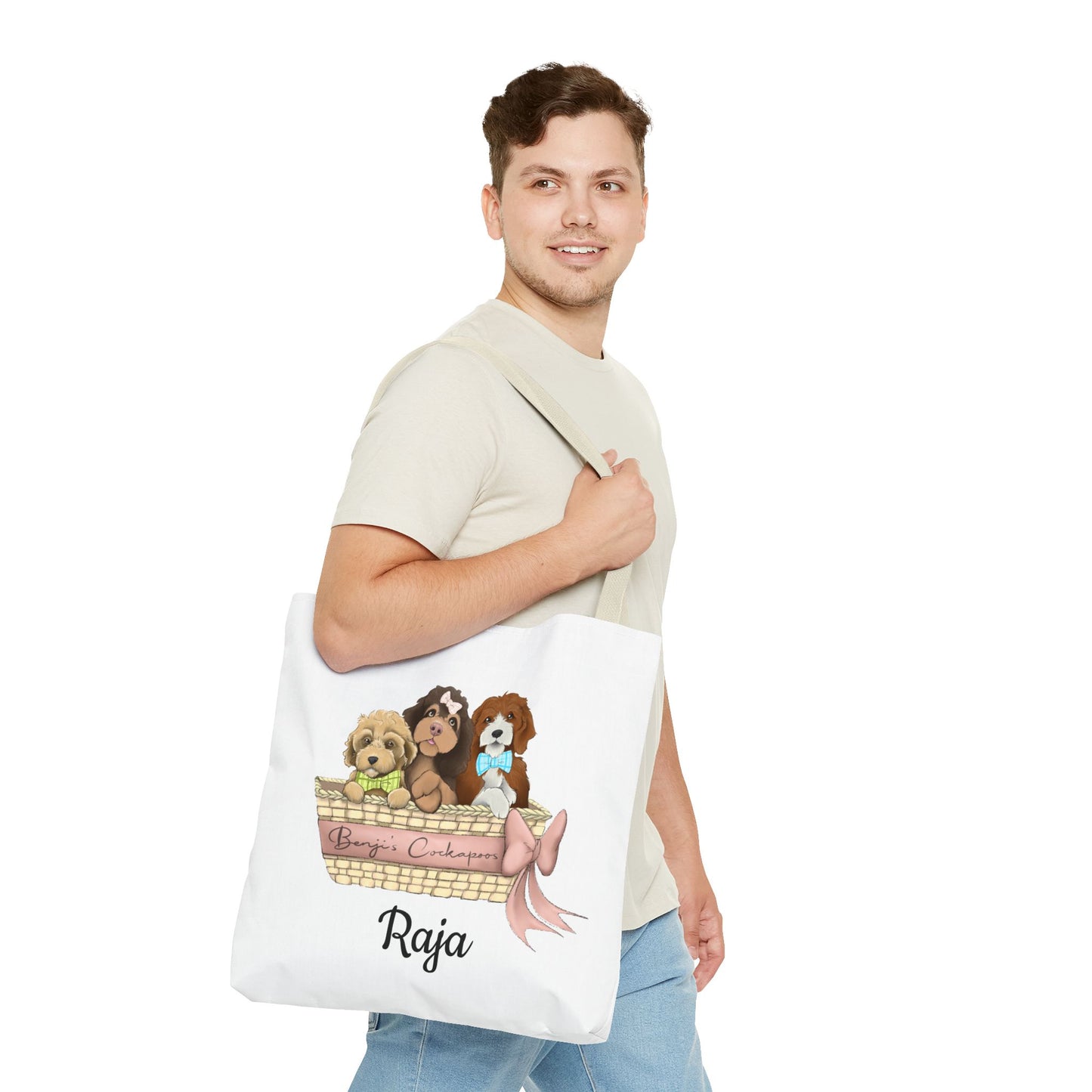 Raja  Benjis Cockapoos Tote Bag