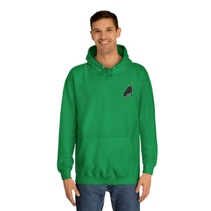 DS TESLA BARN HUNT Unisex College Hoodie