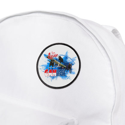 Copy of LIZZIE CAN AM Iron-On Patches white