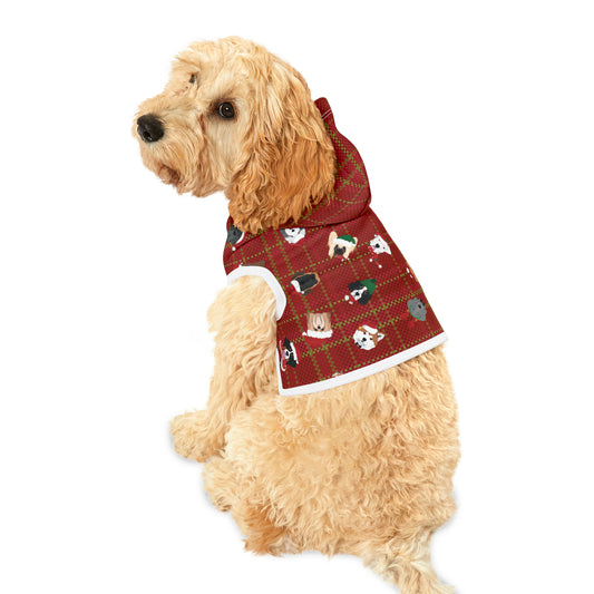 PLAID HOLIDAY DOGS 2 Pet Hoodie