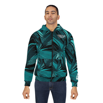 Cricket, Doc & Rob MONTANA DISC DOGS Unisex Zip Hoodie (AOP)