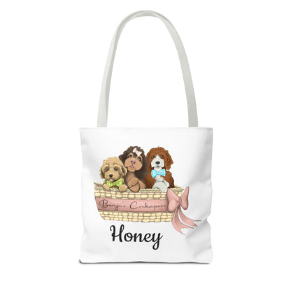 Honey* Benjis Cockapoos Tote Bag