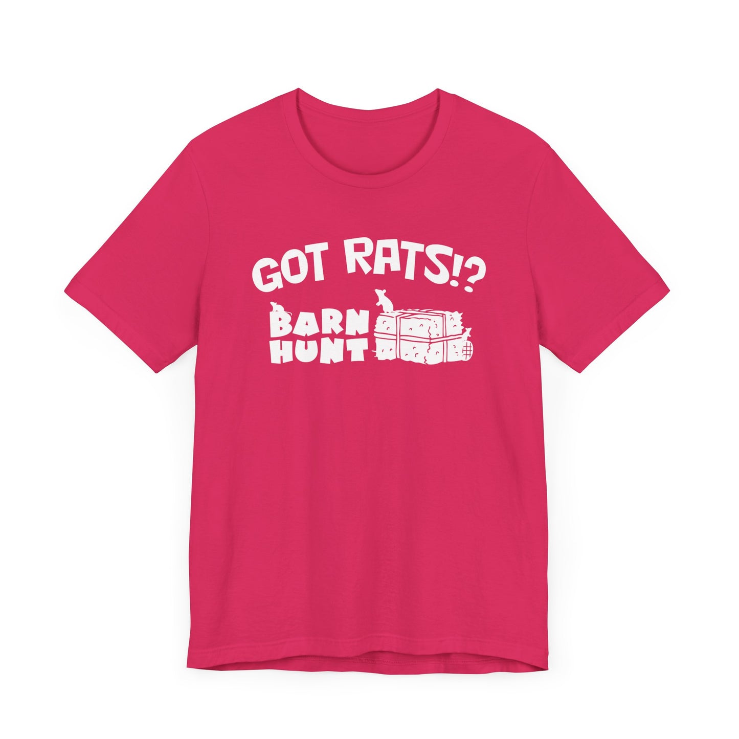 GOT RATS  Unisex Jersey Short Sleeve Tee - BARN HUNT SHIRT