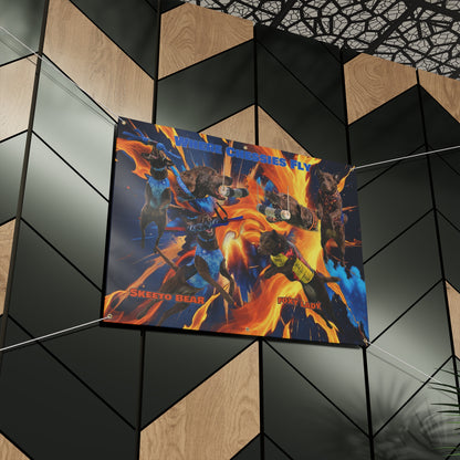 FOXY LADY SKEETO Matte Banner