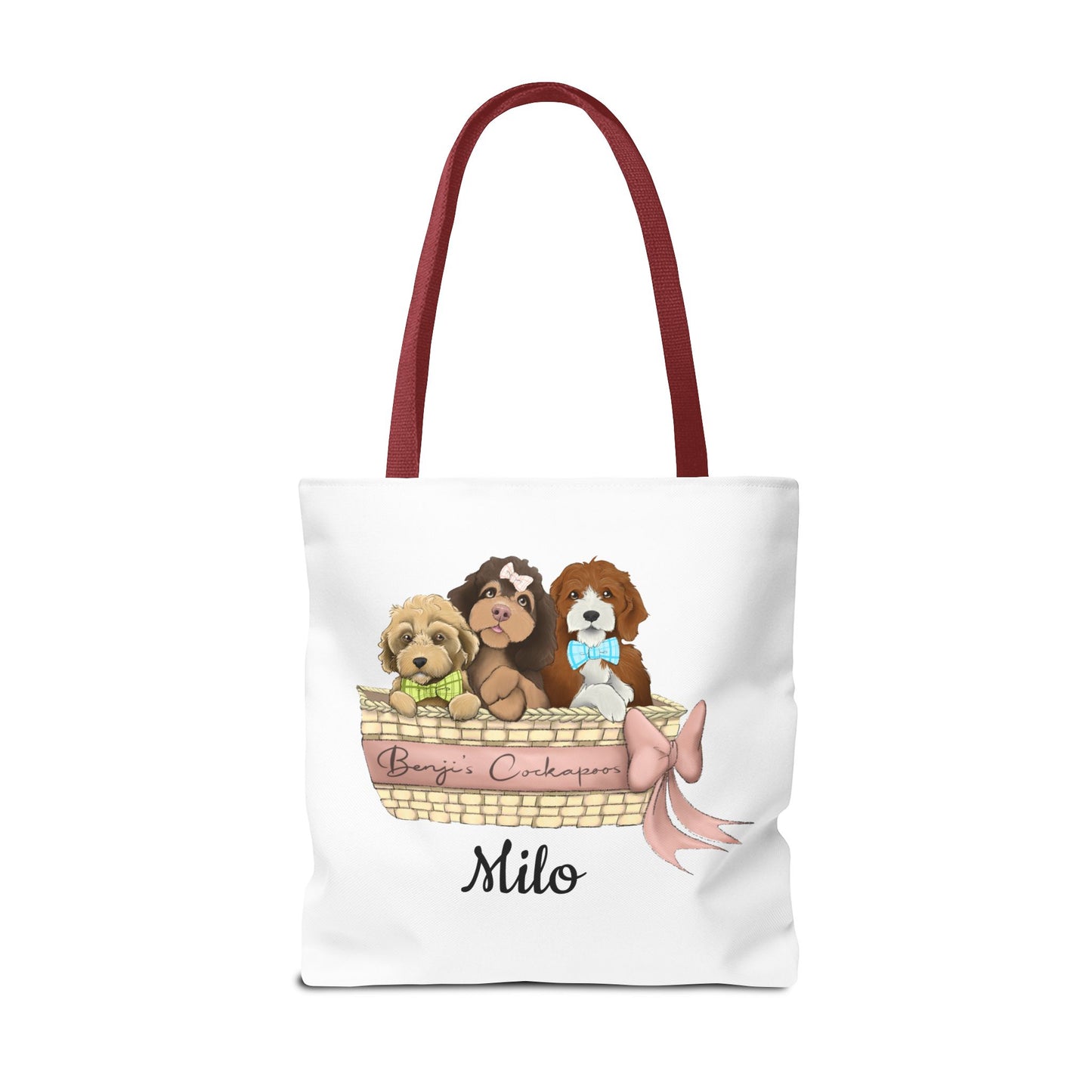 Milo Benjis Cockapoos Tote Bag