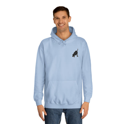 DS TESLA BARN HUNT Unisex College Hoodie