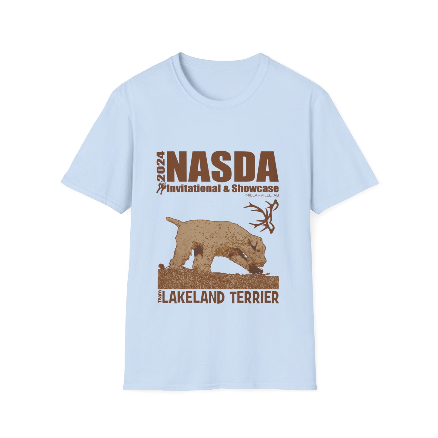 Copy of  TEAM  LAKELAND TERRIER  -  NASDA  Unisex Softstyle T-Shirt