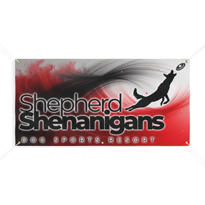shepherd shenanigans Matte Banner