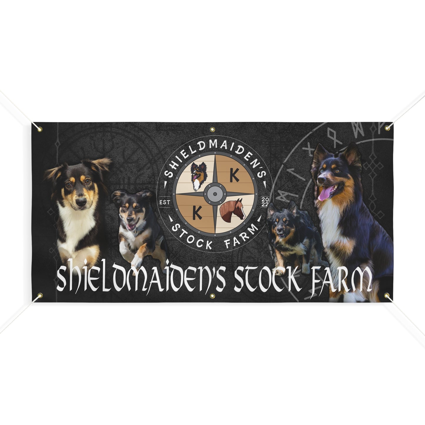 Shieldmaiden's Stock Farm Matte Banner
