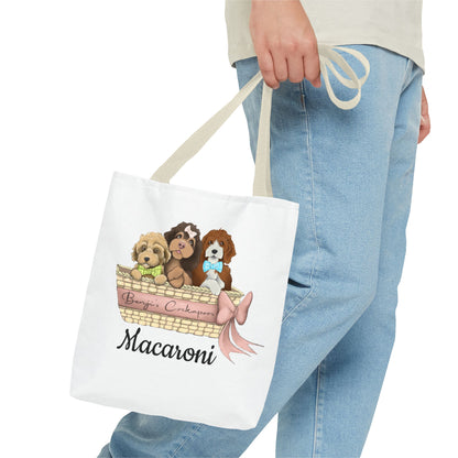 Macaroni  Benjis Cockapoos Tote Bag