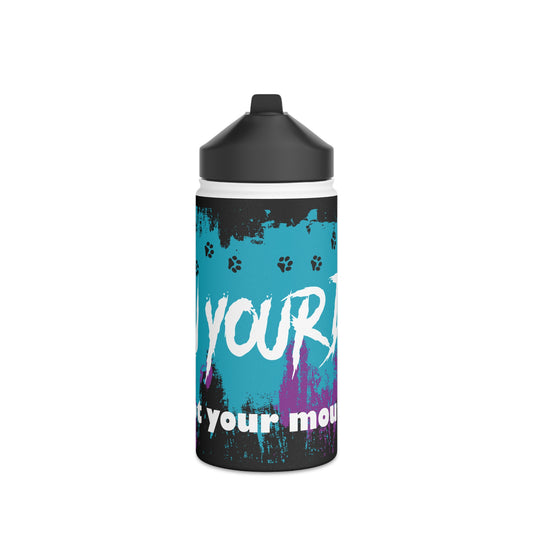 RUN YOUR DOG - Stainless Steel Water Bottle, Standard Lid