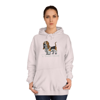 LOVED BY  BASSET 4 Unisex College Hoodie