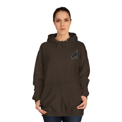 DS TESLA BARN HUNT Unisex College Hoodie