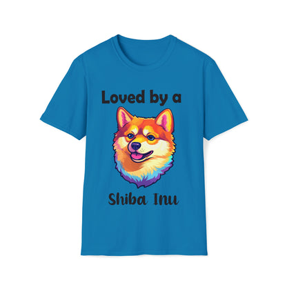 LOVED BY SHIBA Unisex Softstyle T-Shirt