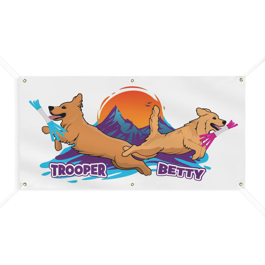 TROOPER & BETTY Matte Banner