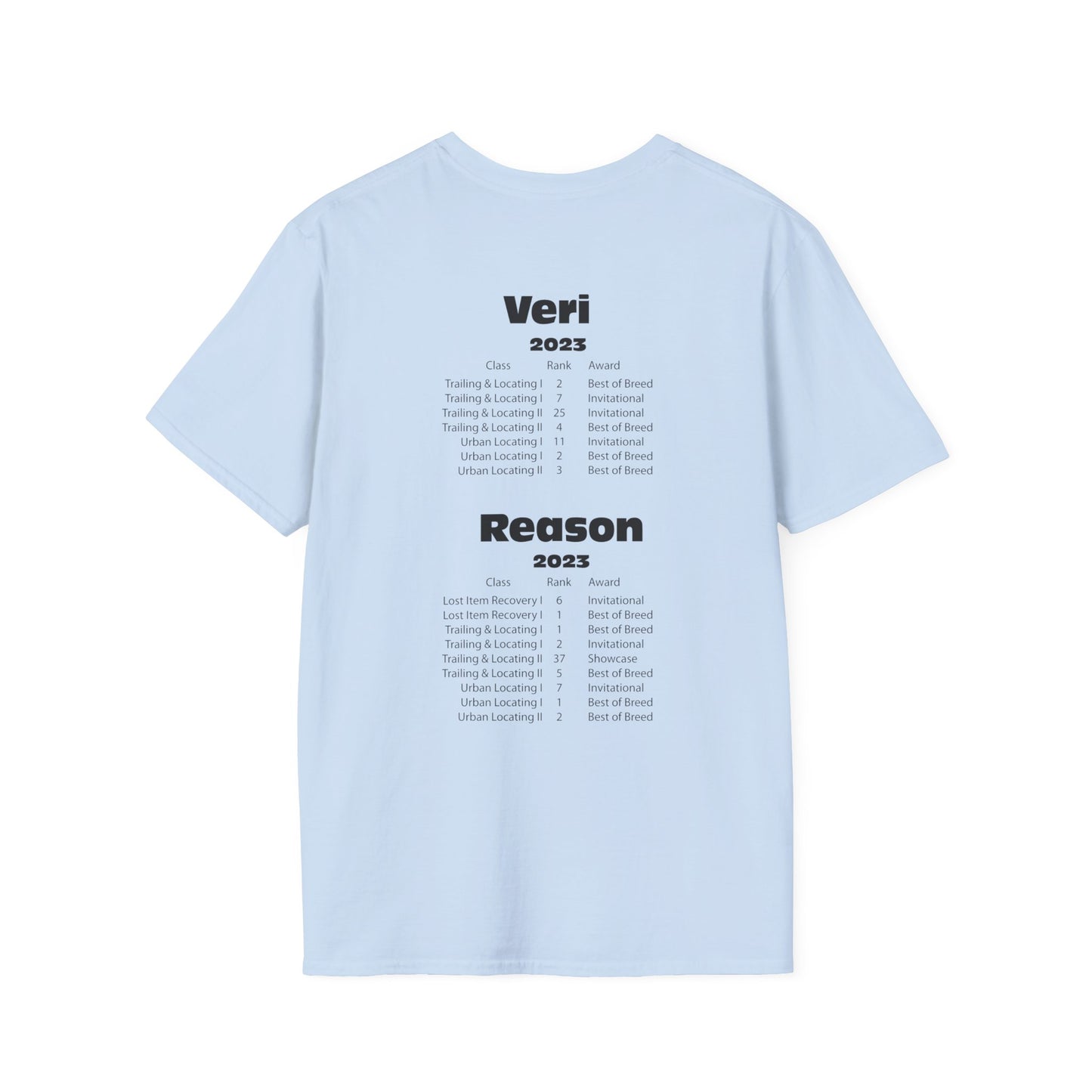 REASON/VERI  TEAM BORDER TERRIER.2 - NASDA  Unisex Softstyle T-Shirt