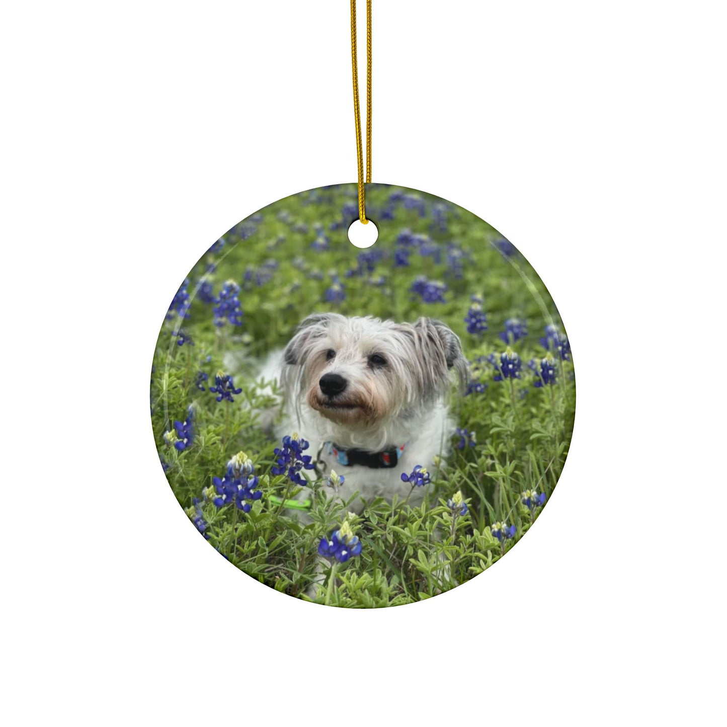 Jeana Burke - Ceramic Ornaments, Double-Sided  CIRCLE